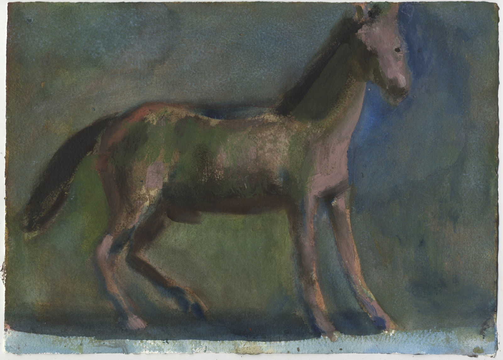 Charles Williams PRWS, Blue Horse