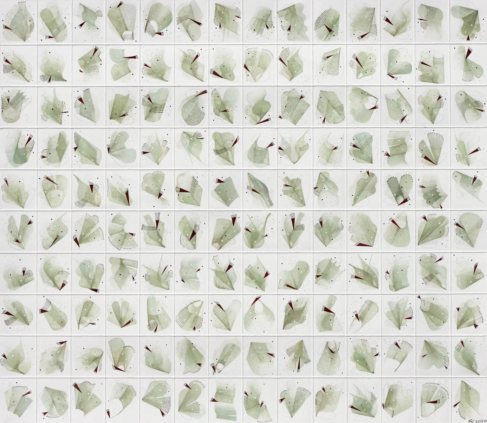 Rika Newcombe RWS, Green Stylus No.2