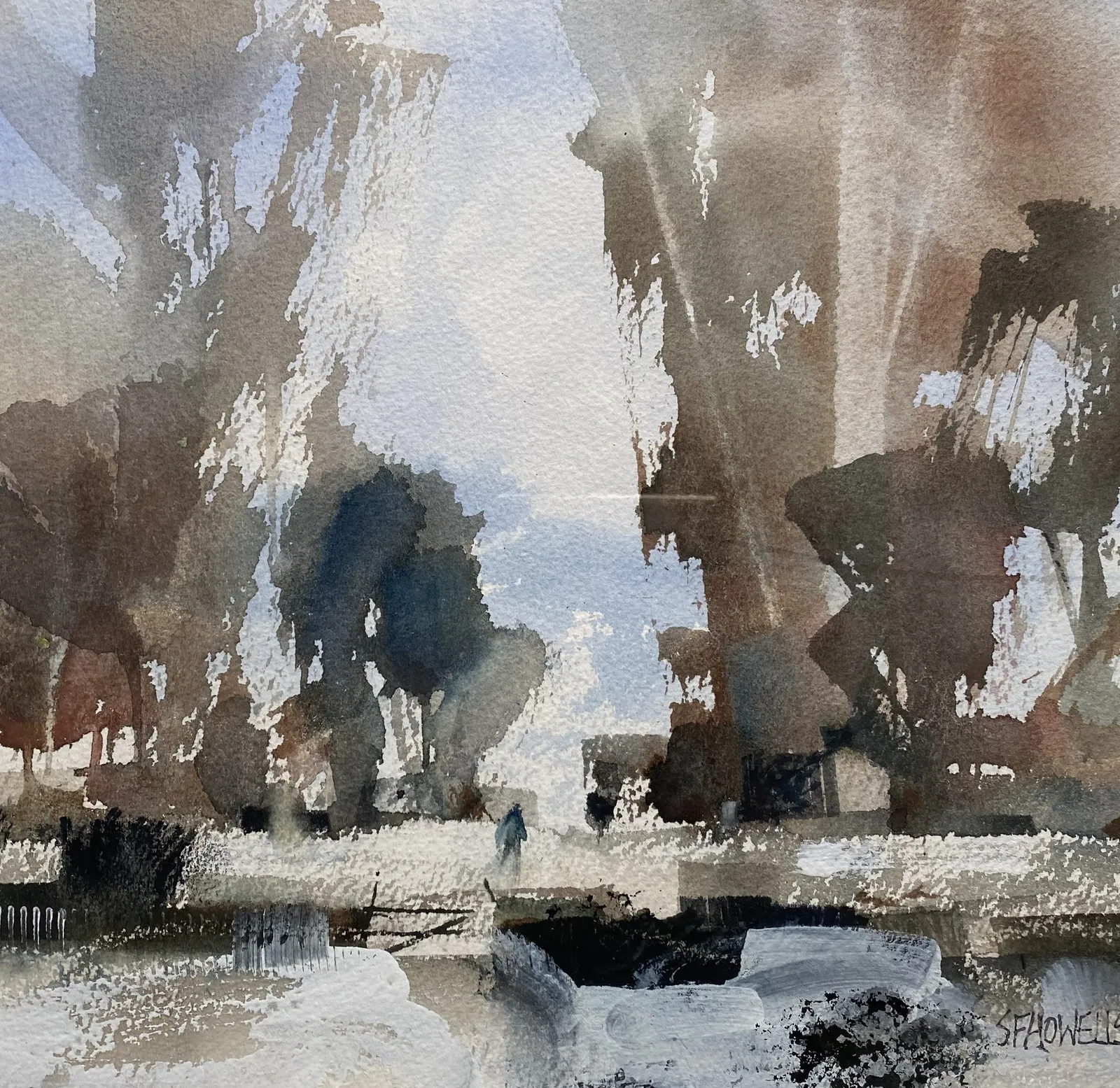 Sue Howells RWS, A Winter's Tale