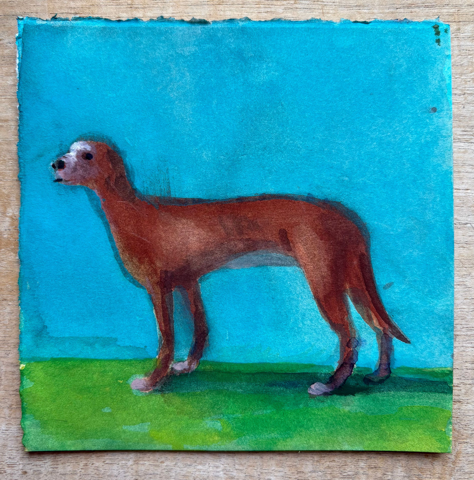 Charles Williams PRWS, Lurcher