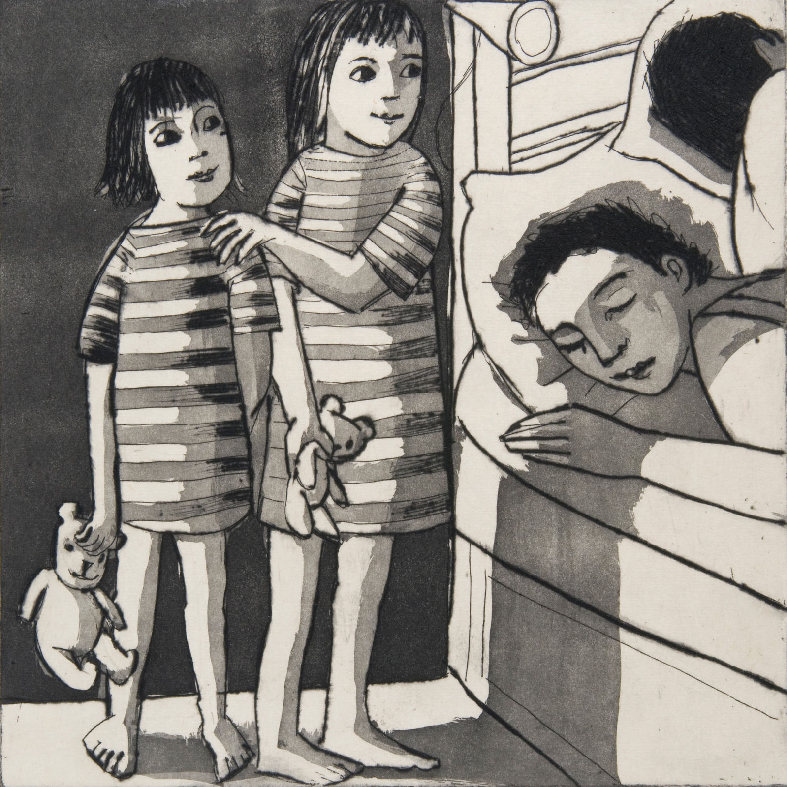 Anita Klein PPRE Hon. RWS, Lo & Maggie in the Morning