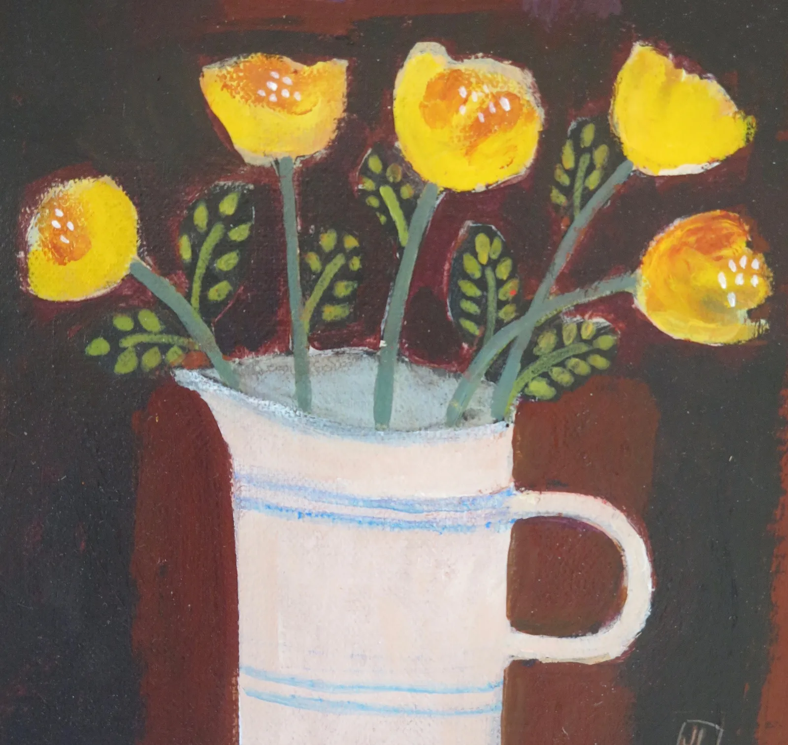 Jill Leman PPRWS Hon. RE, Welsh Poppies