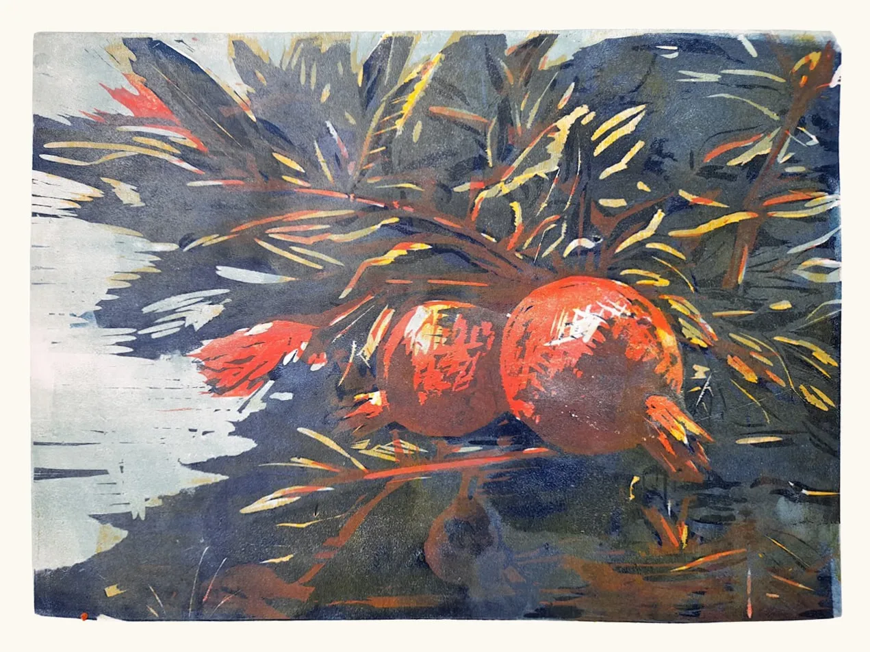 Hilary Daltry RE, Pomegranates