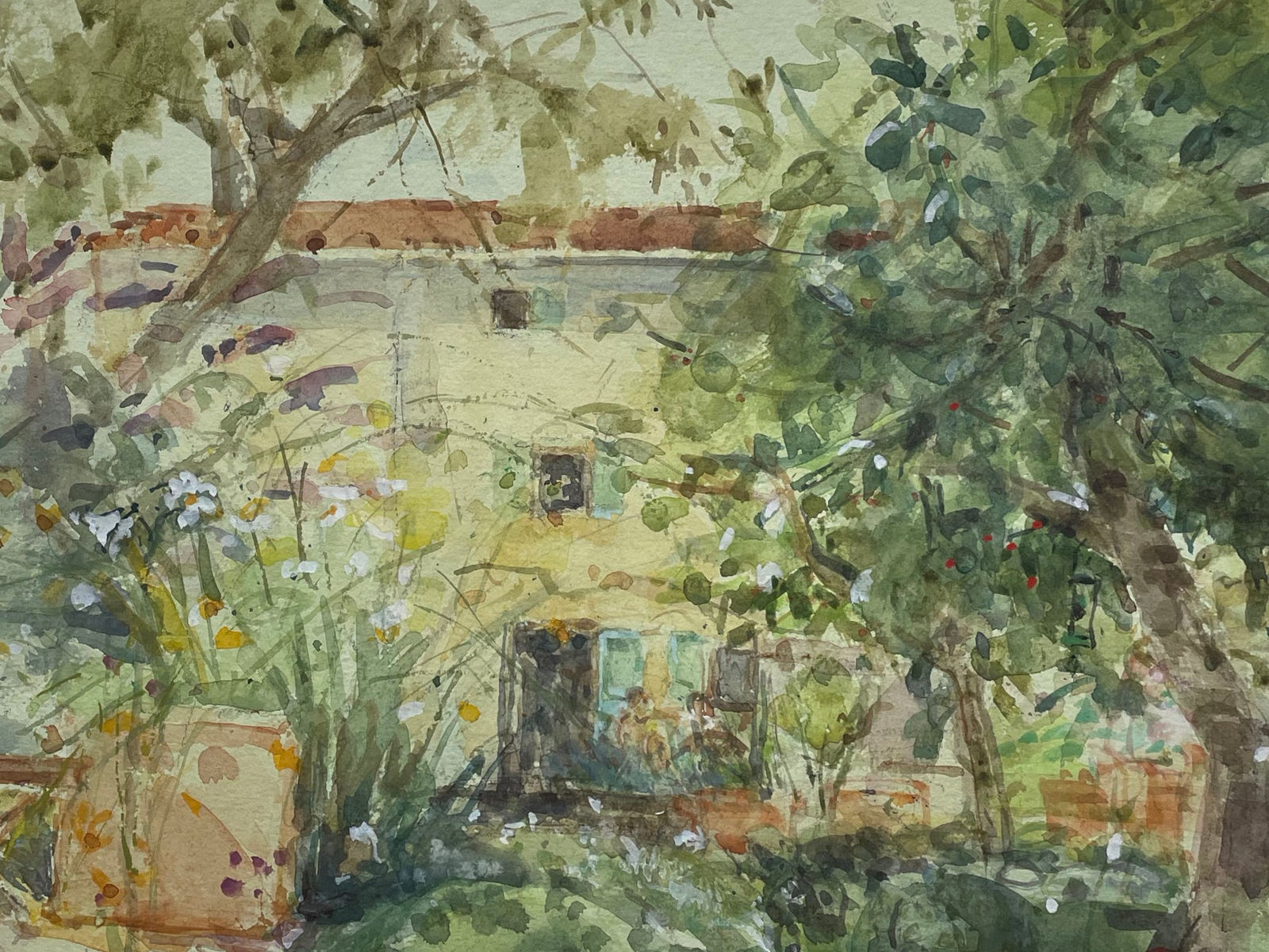 Mary Jackson RWS, The Italian Garden