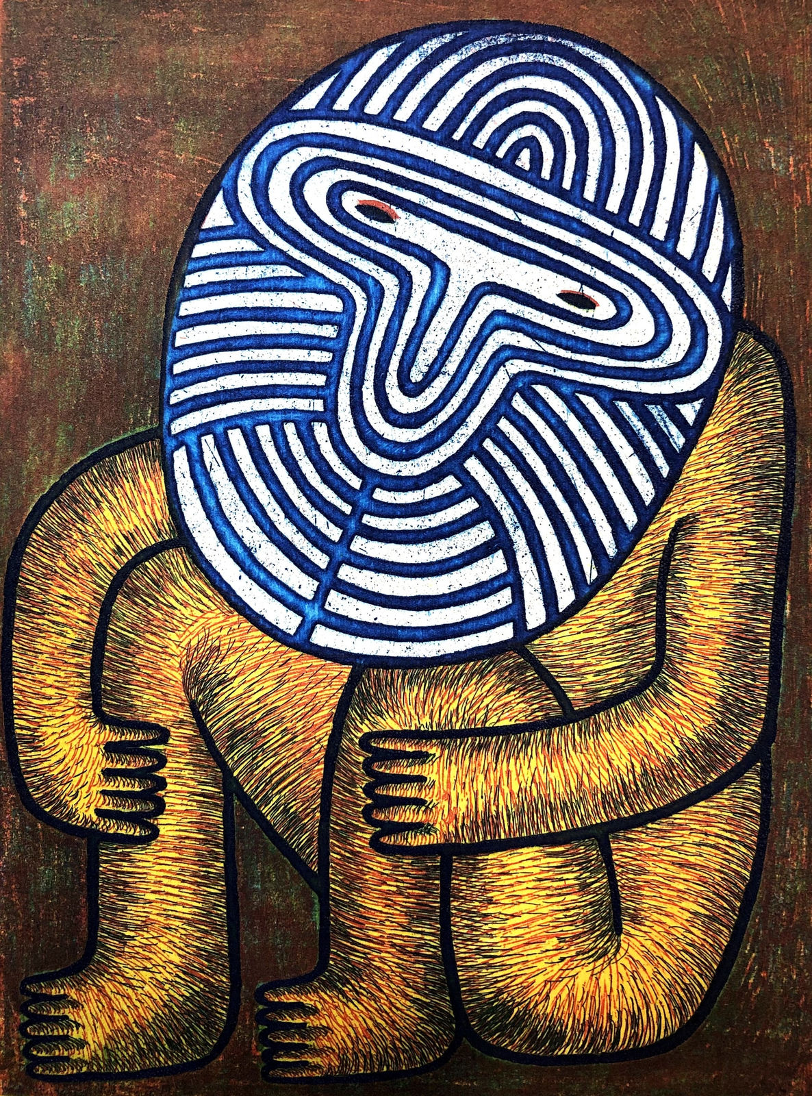 Katya Timoshenko RE, Blue Mask