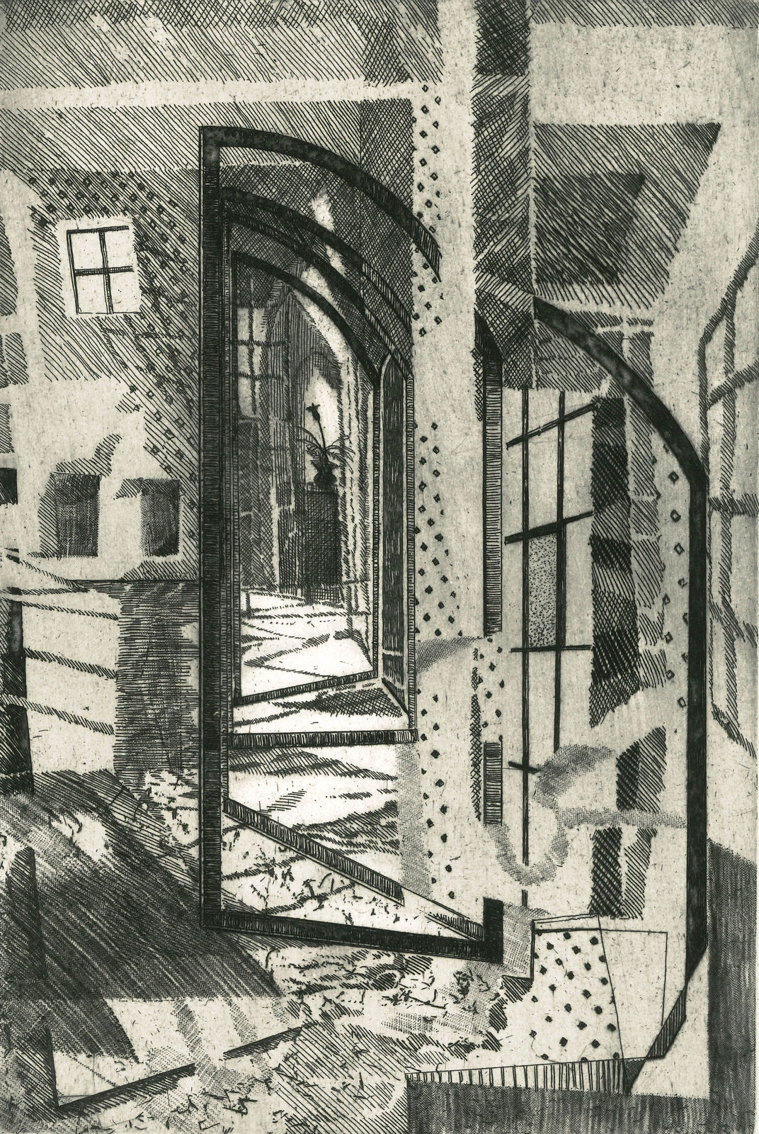 Olwen Jones RWS RE, Hallway