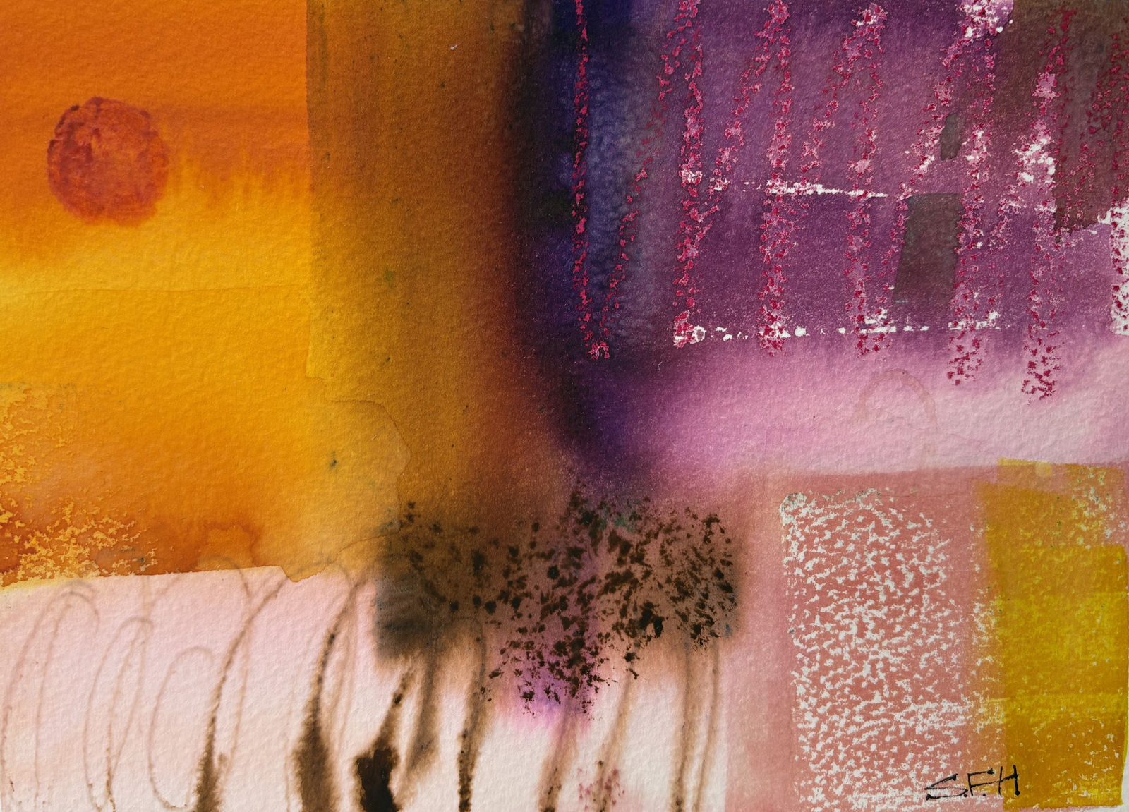 Sue Howells RWS, Scorched Barley