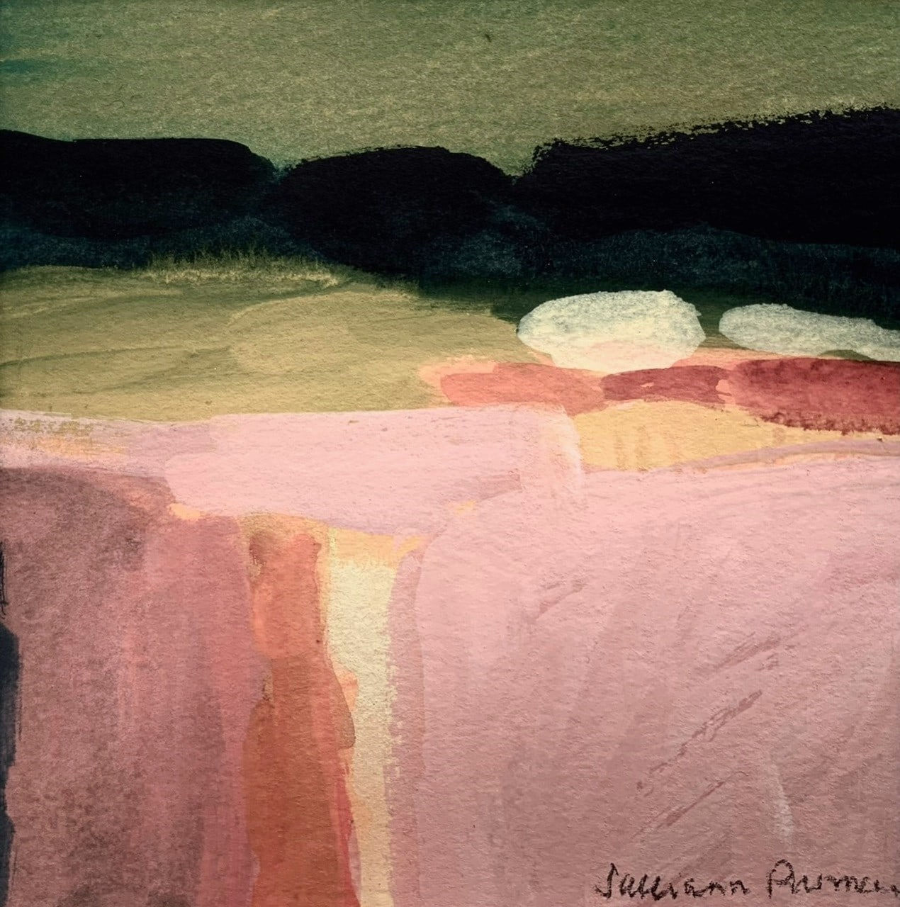 Salliann Putman RWS, Pink Field