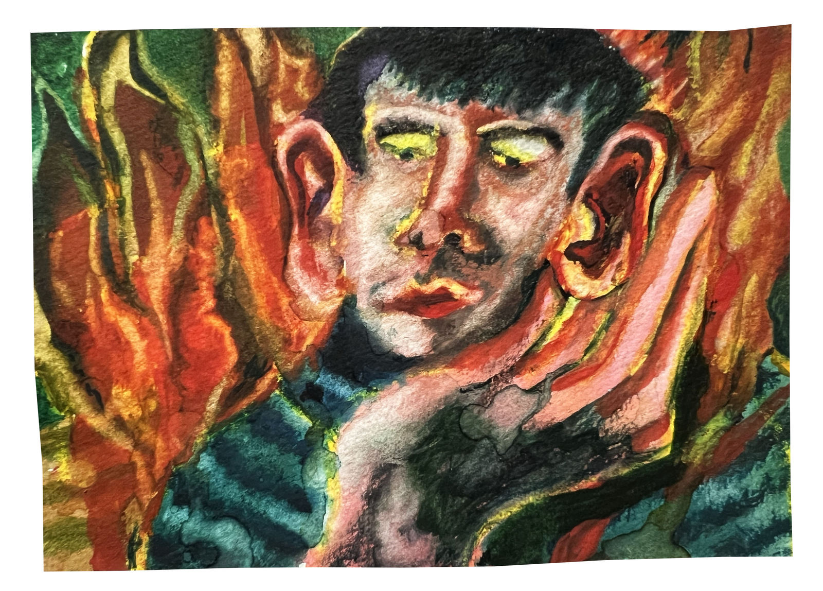 Phoebe Barnicoat Guest RWS, His Ears Were Burning