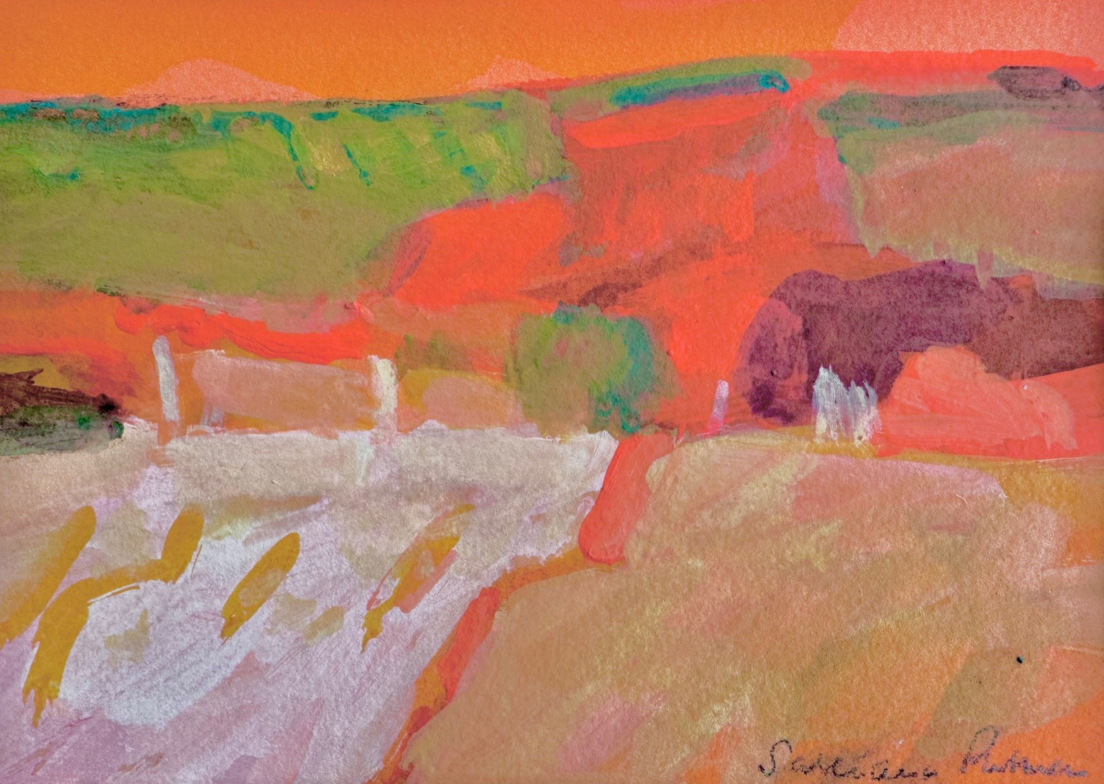 Salliann Putman RWS, Warm Landscape