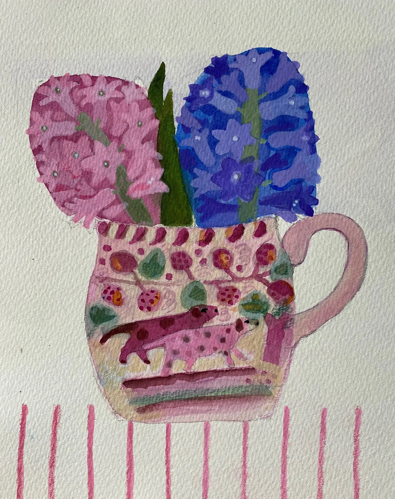 Jill Leman PPRWS Hon. RE, Hyacinths