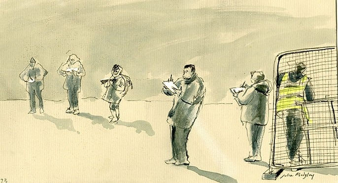 Julia Midgley RWS RE, Sketch Club