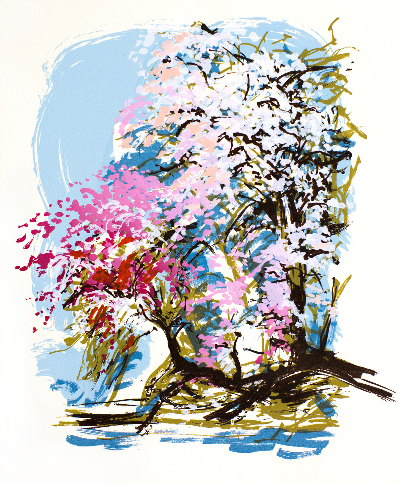 Denise Ballard-Wyllie ARE, Cherry Blossom Front: Fresh Spring Morning