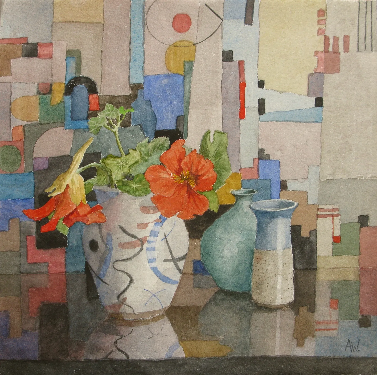 Annie Williams RWS RE, Country Pots