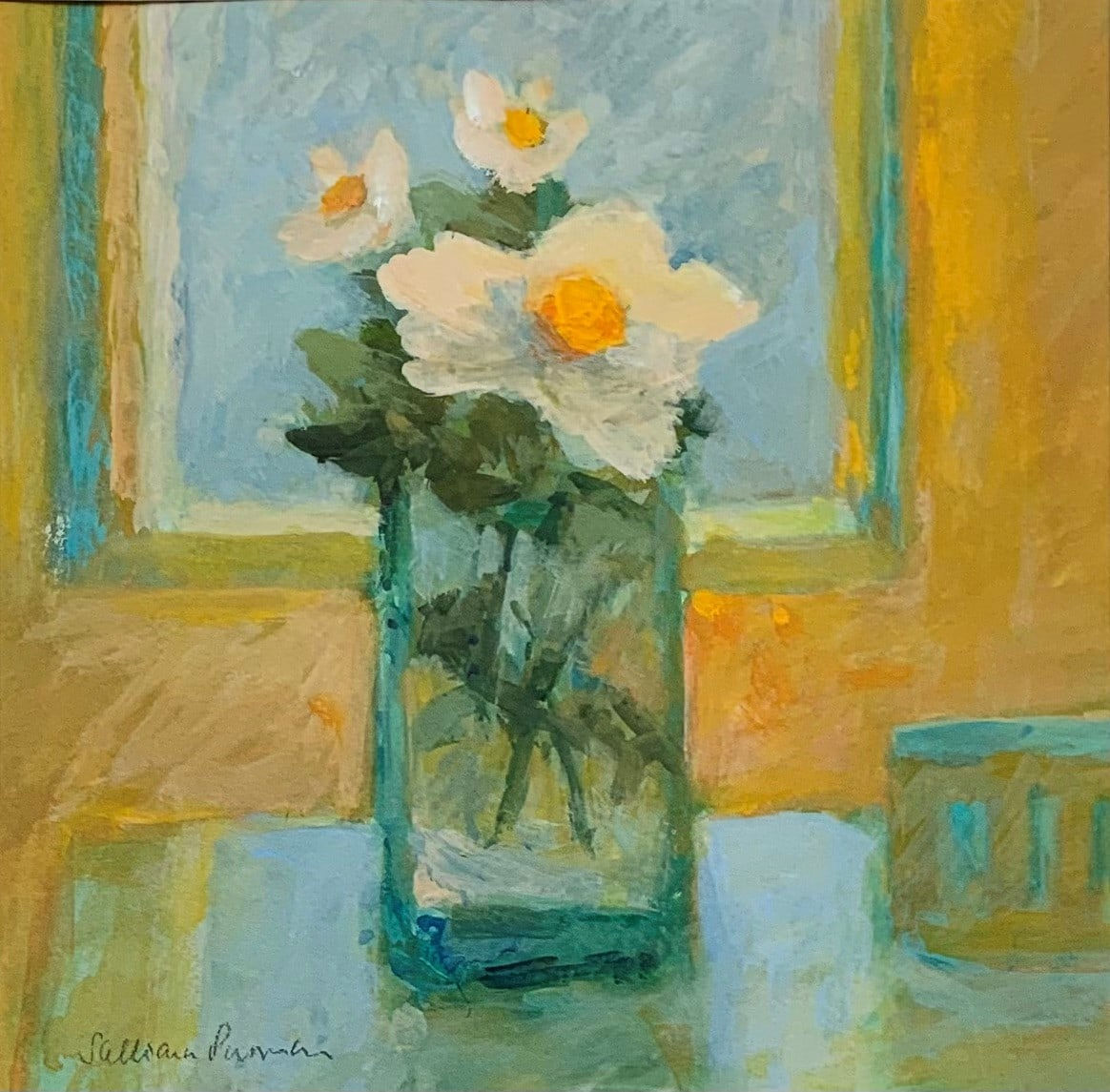 Salliann Putman RWS, In the Yellow Room
