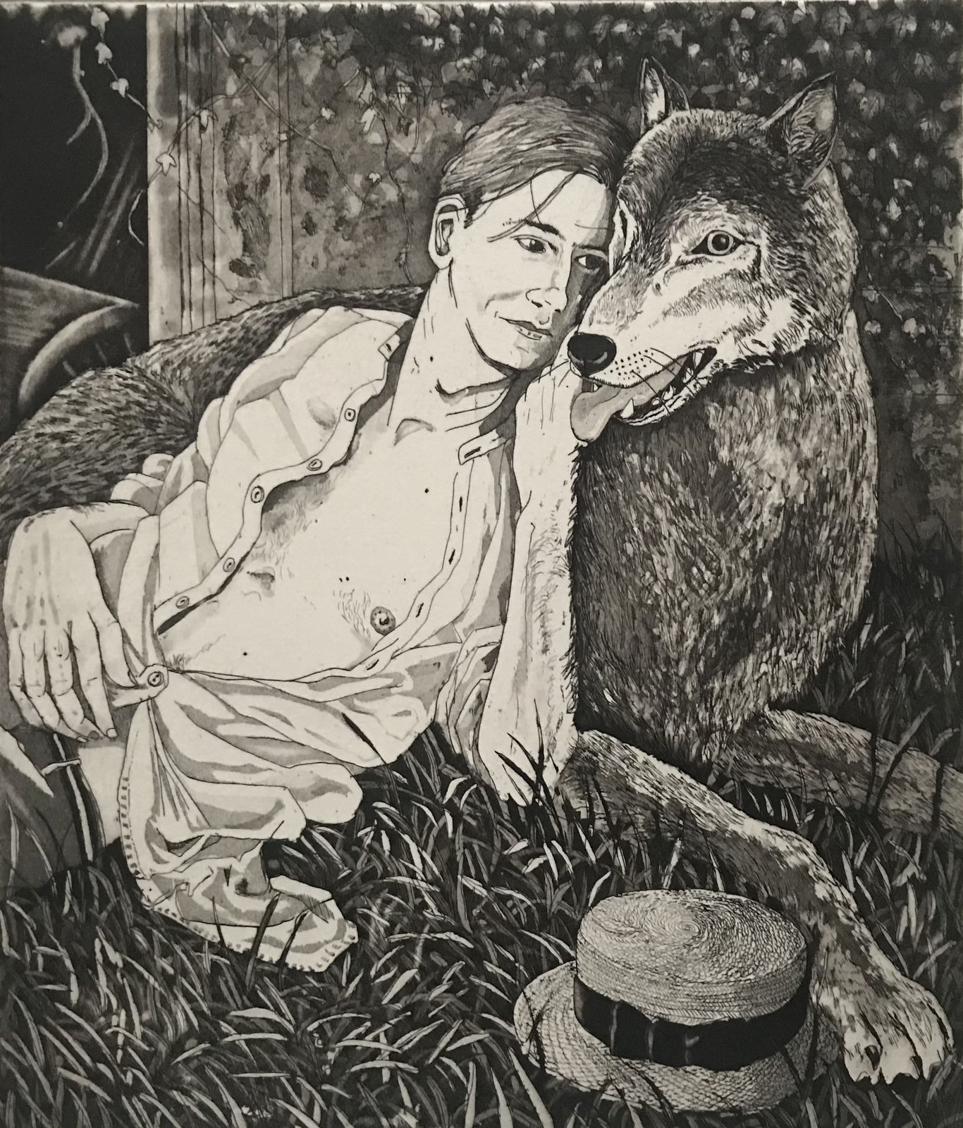 Martin Ridgwell RE, Master Goater's Straw Boater