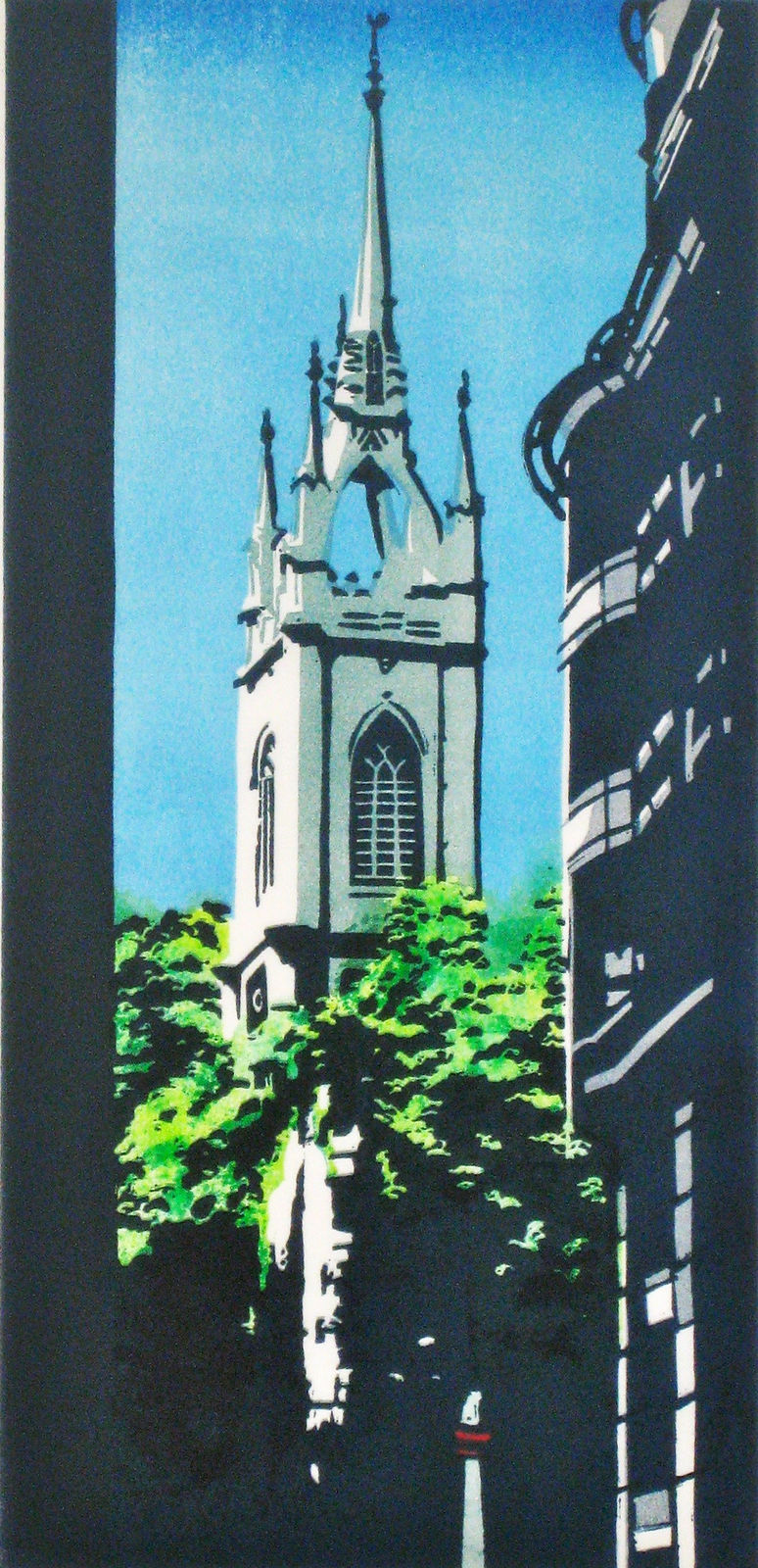 Janet Brooke RE, St Dunstan in the East