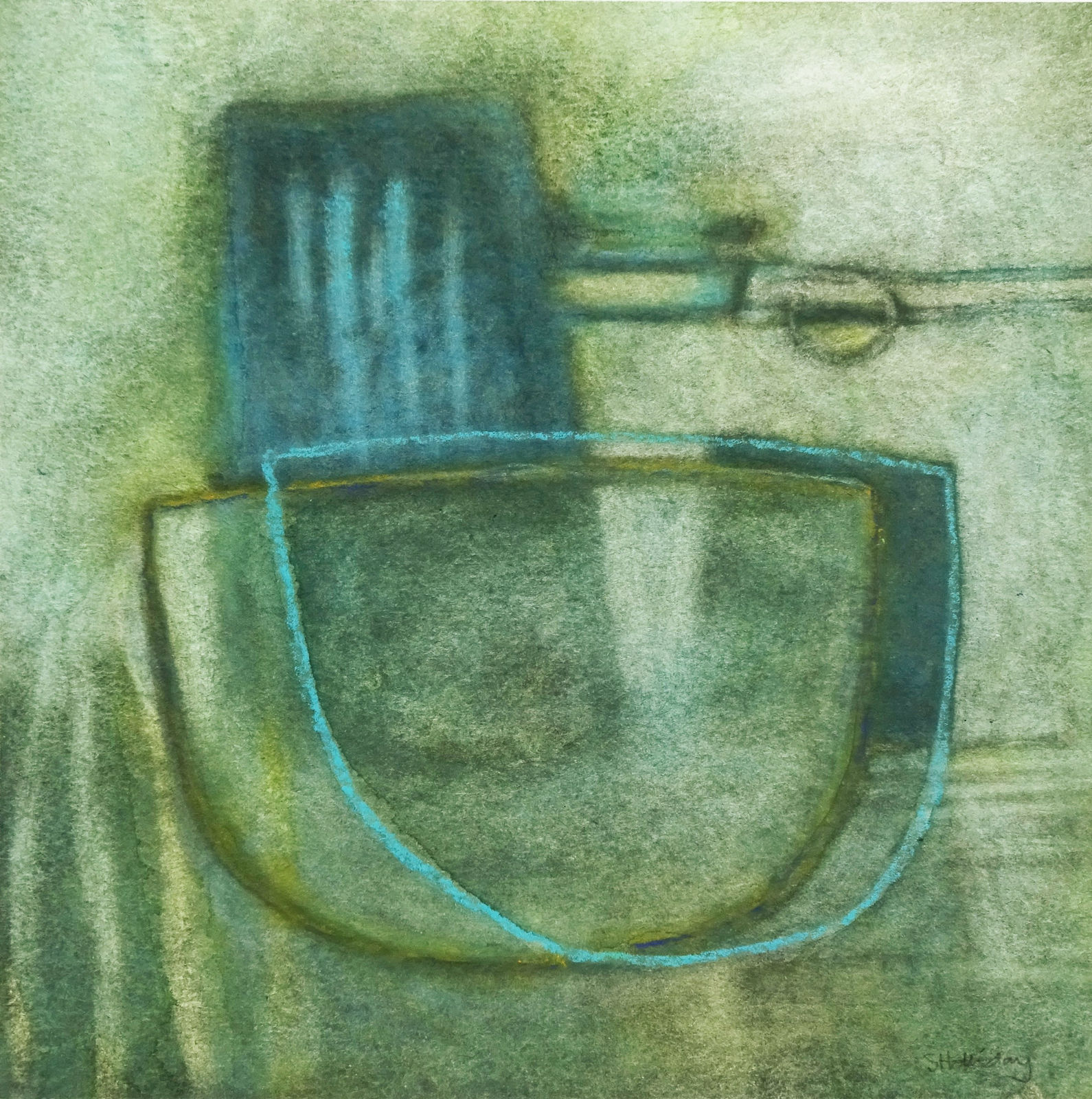 Sarah Holliday RWS, At Rest in the Harbour