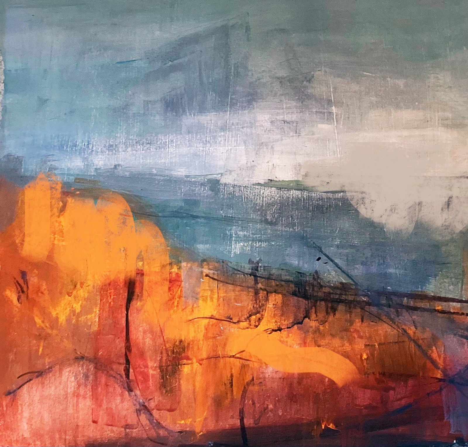 Olivia Adamczyk O'Sullivan RWS, Hot Afternoon, Worthing Beach