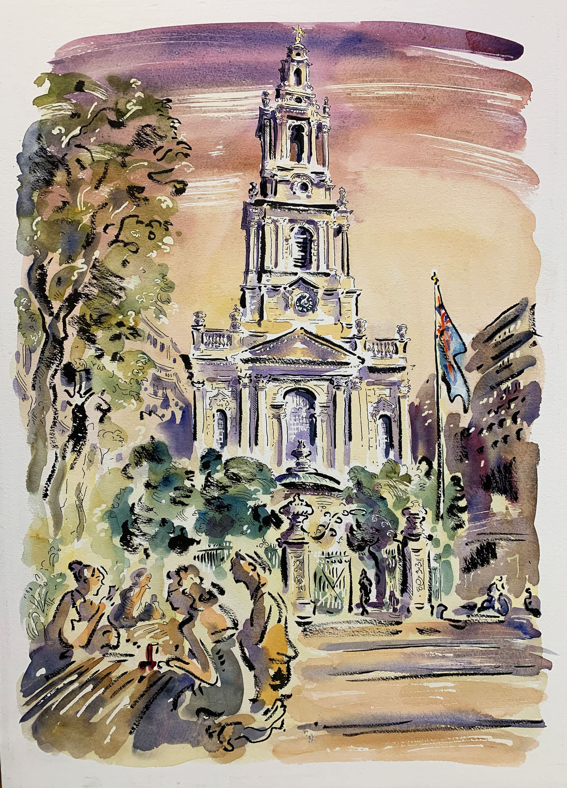 Paul Cox PRWS, St Clement Danes