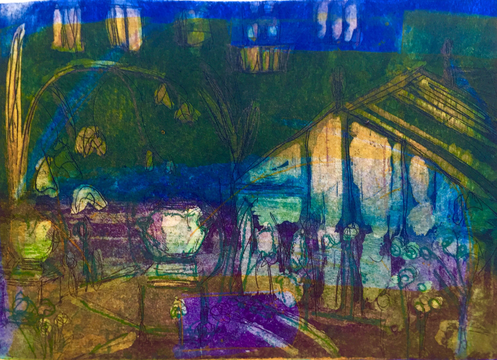 Louise Davies RE, Secret Garden