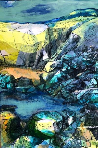 Mark Raggett RWS, Deserted Beach, Summer