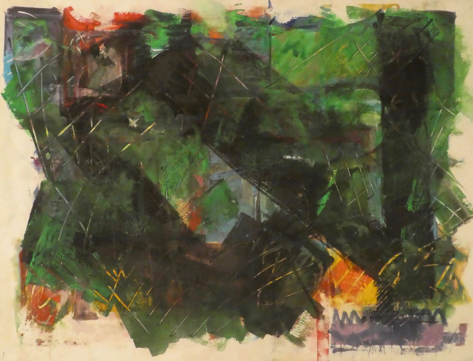 Geoffrey Pimlott Hon Ret RWS, A Very Dark Green