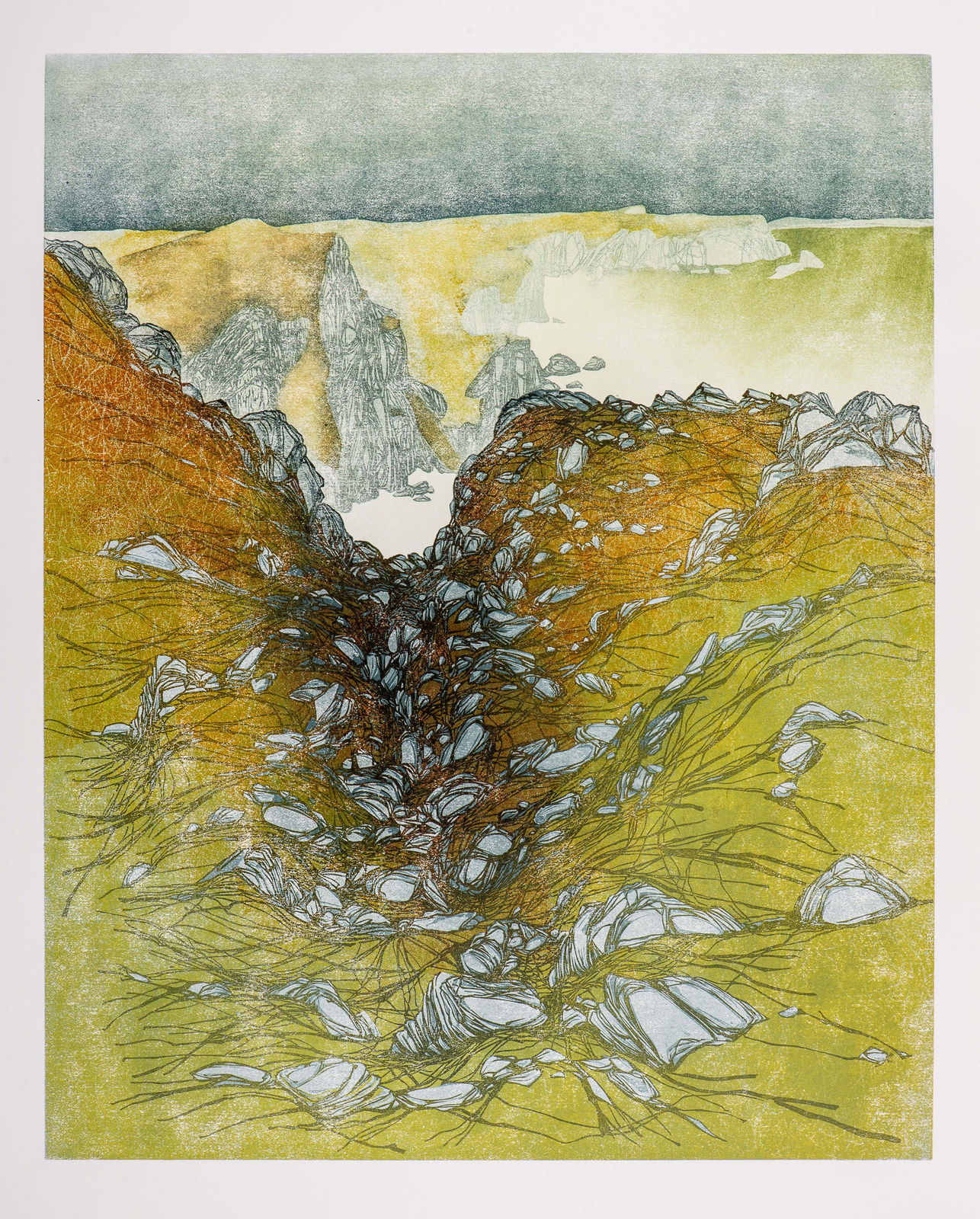 Laura Boswell ARE, St Abbs, Looking North