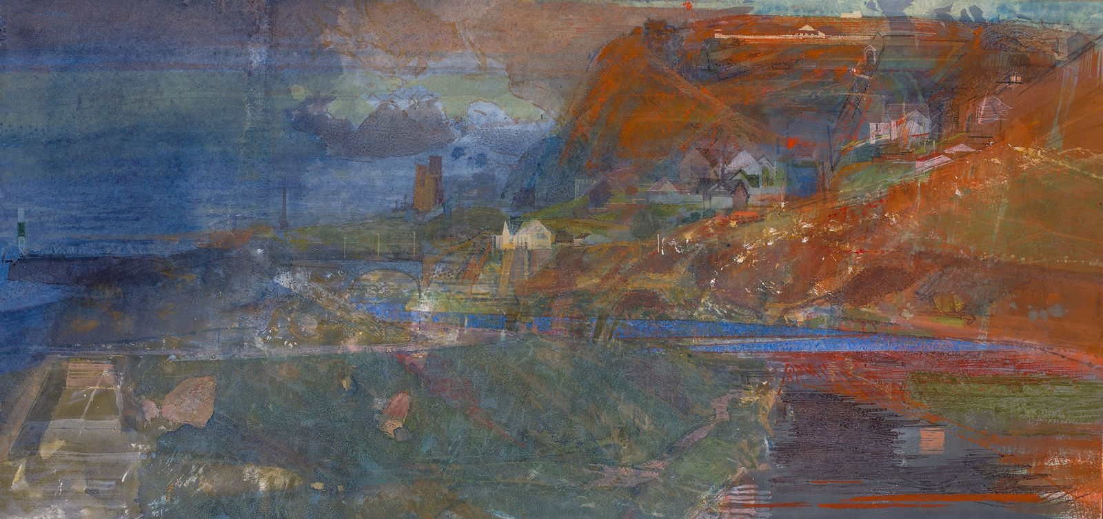 Paul Newland RWS, Near the Mouth of the Ystwyth