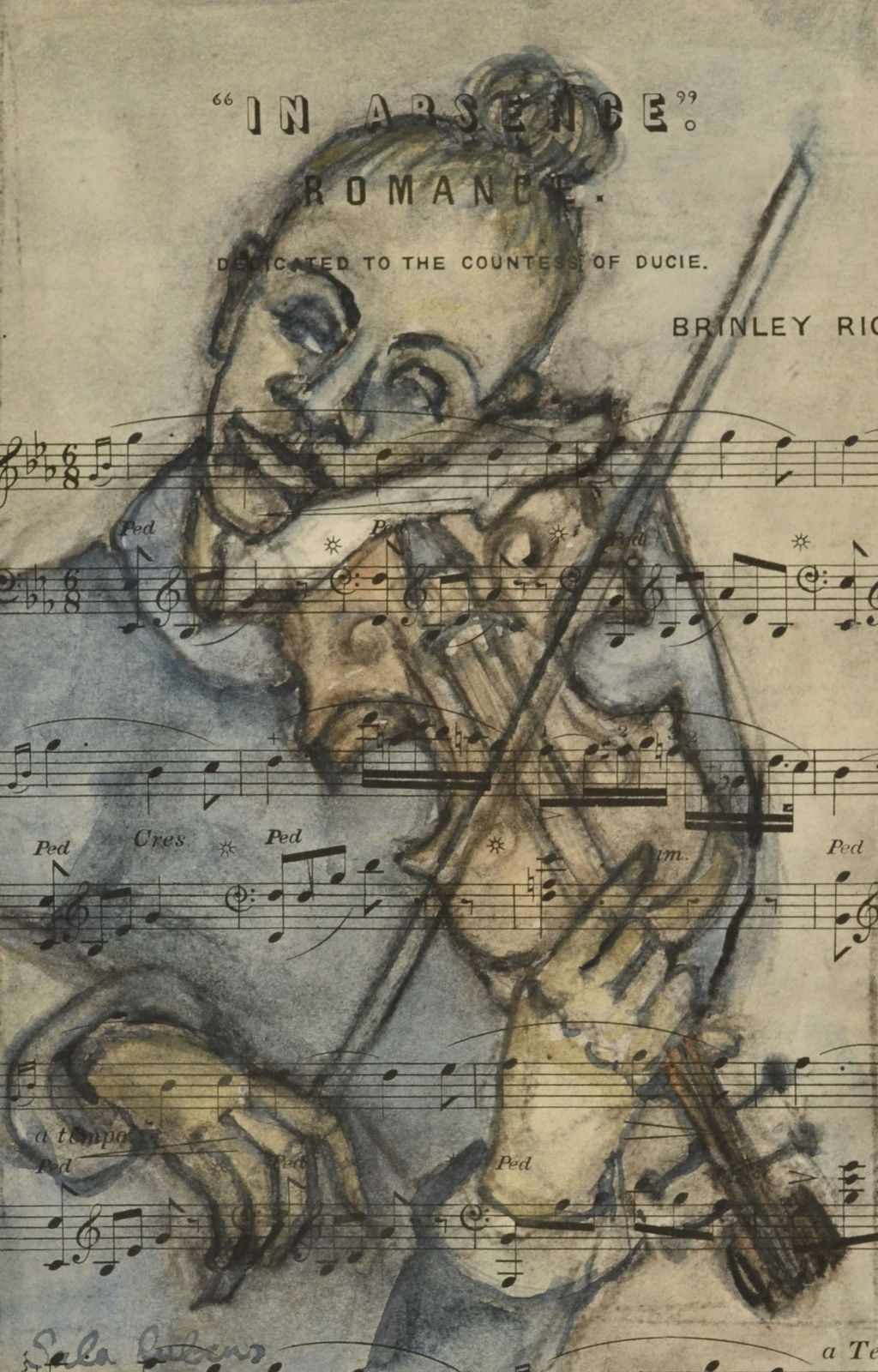 Sula Rubens RWS, In Absence - Viola Player