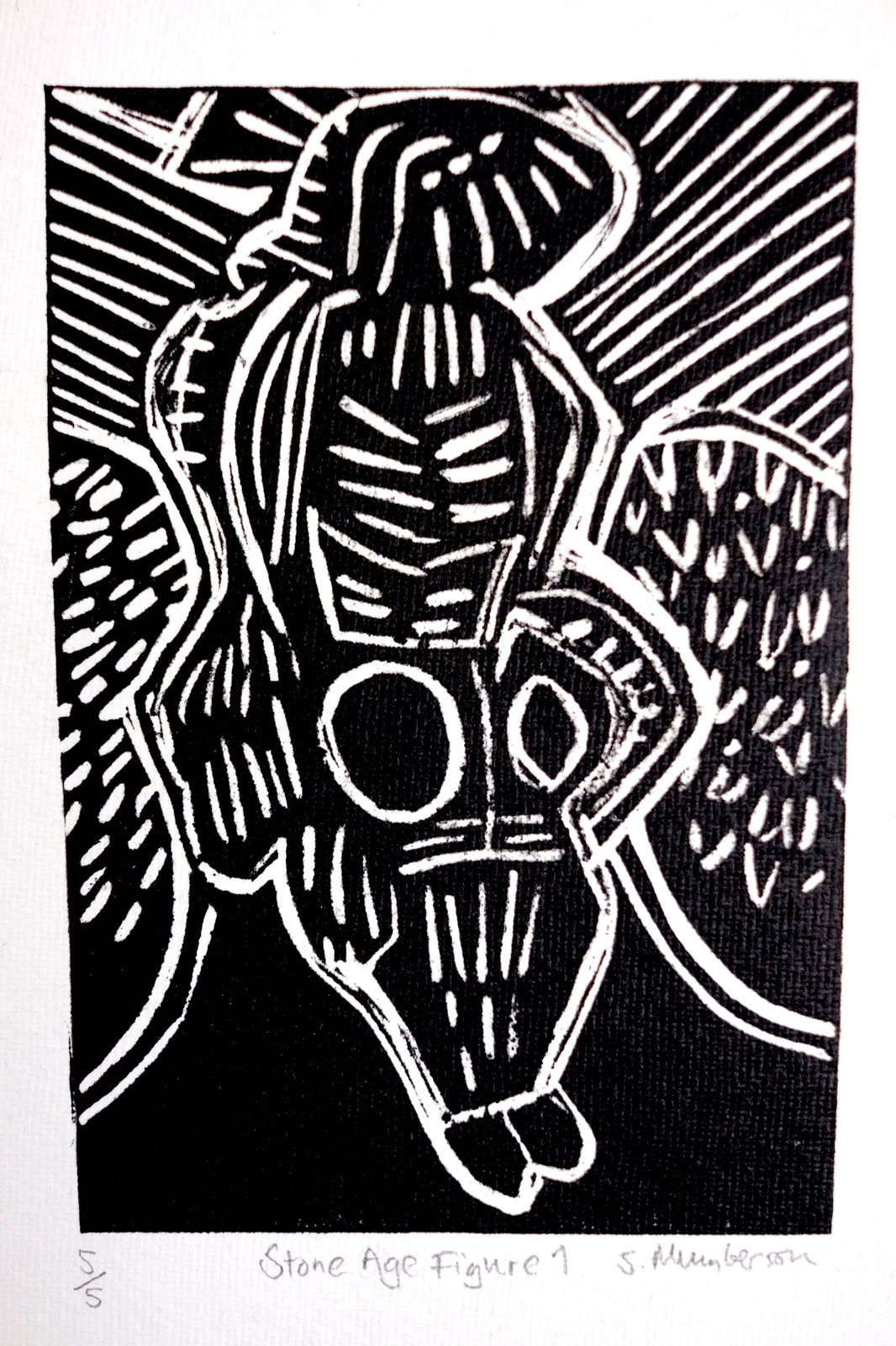 Stephen Mumberson RE, Stone Age Figure 1