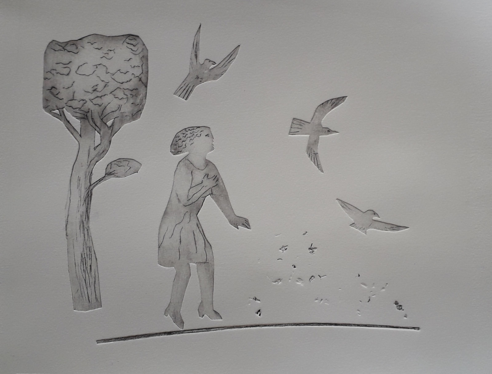 Richard Sorrell PPRWS Hon. RE, Birdfeeder