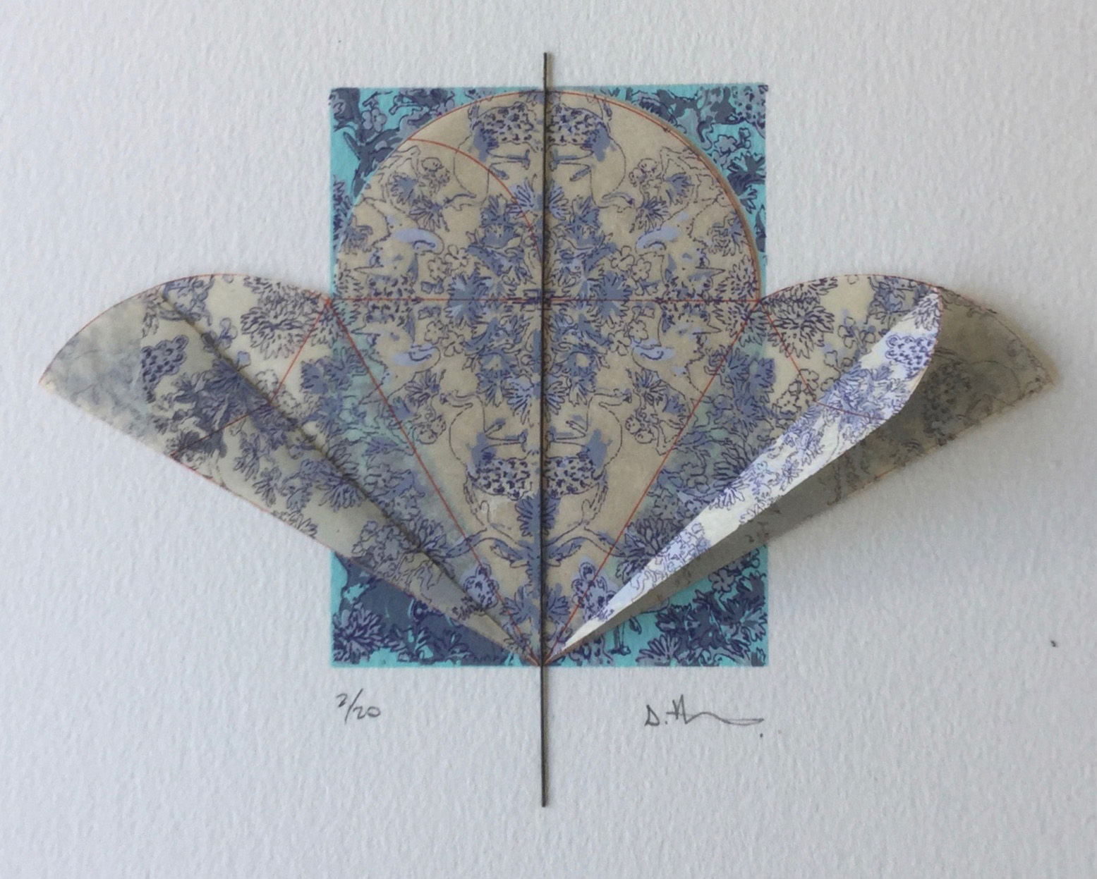 Stephen Hoskins RE, French Peacocks