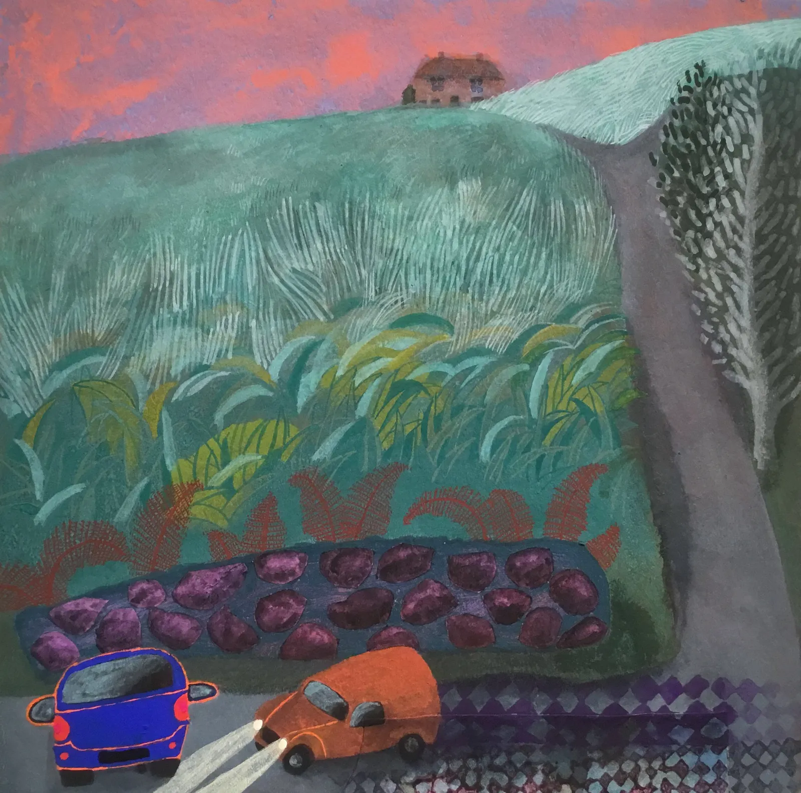 Gertie Young RWS, Evening Visit