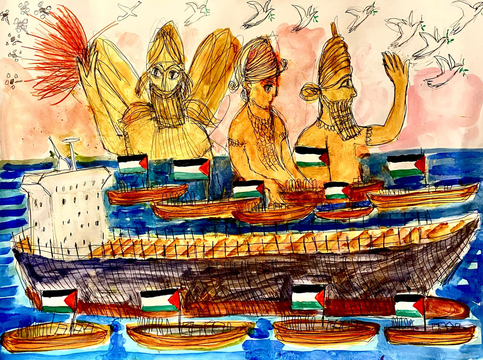 R&F Mo, Escorting the Global Sumud Flotilla