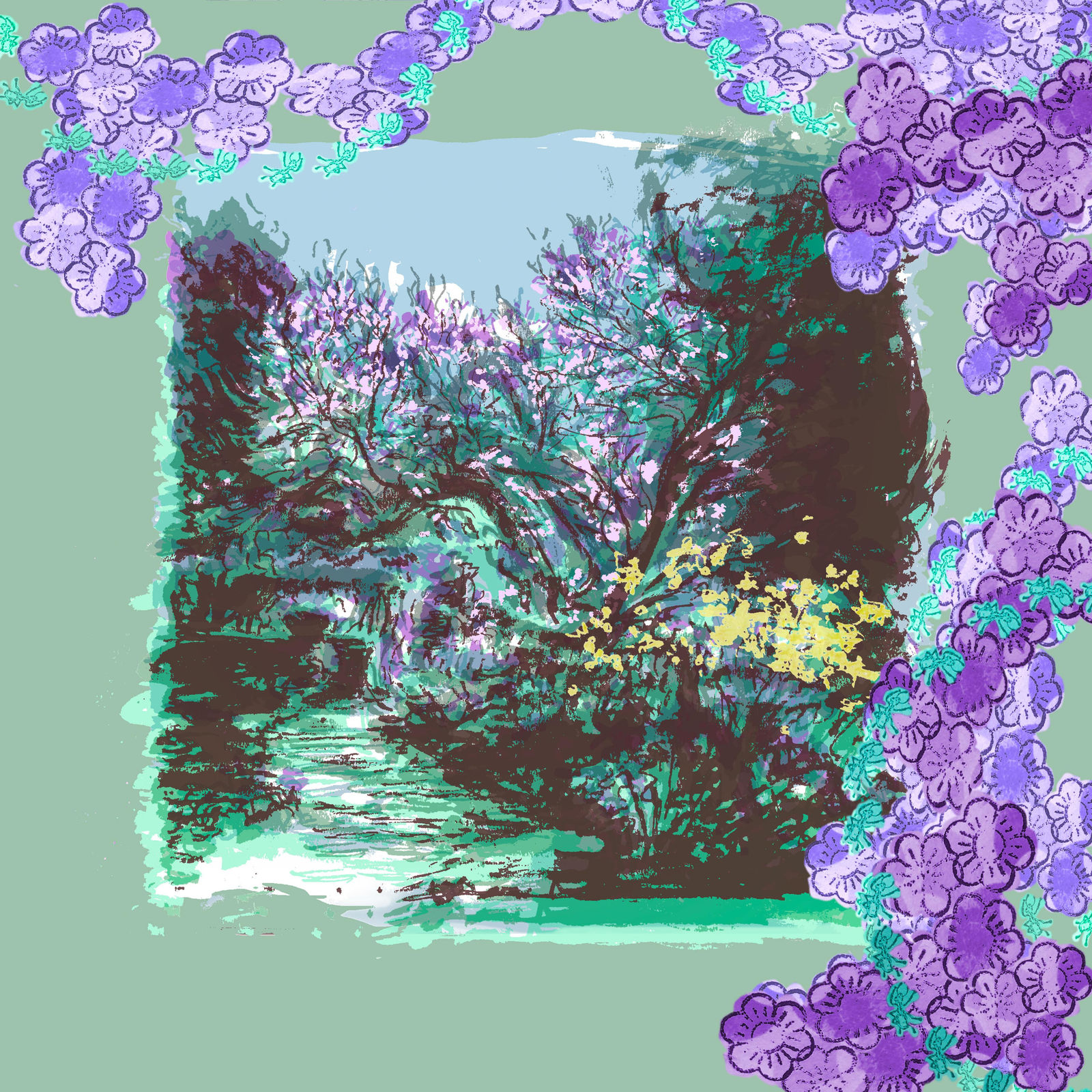 Denise Ballard-Wyllie ARE, Cherry Blossom: Magic Ants