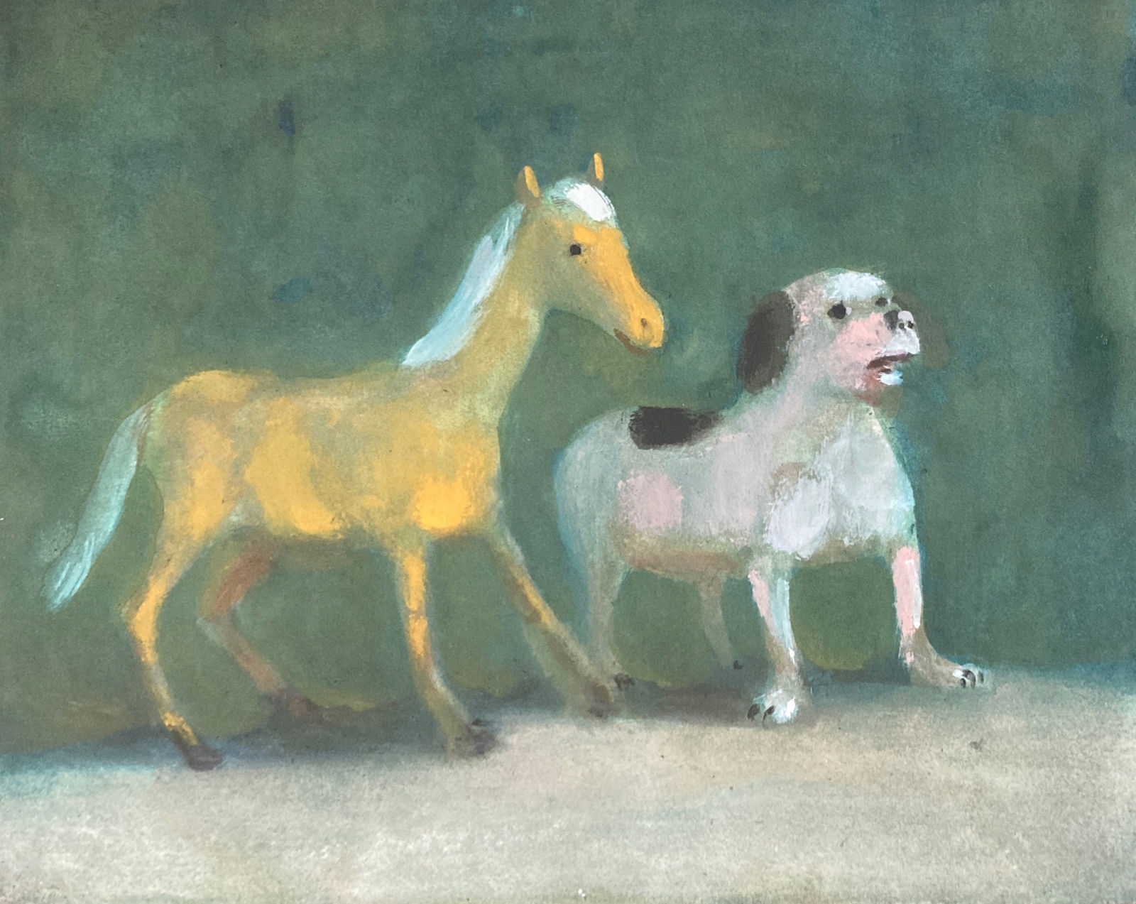Charles Williams PRWS, Pink Dog and Golden Ply