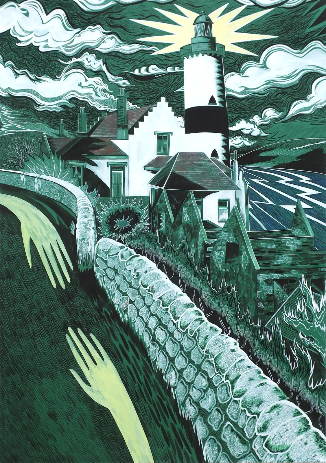 Luey Graves, Cloch Lighthouse