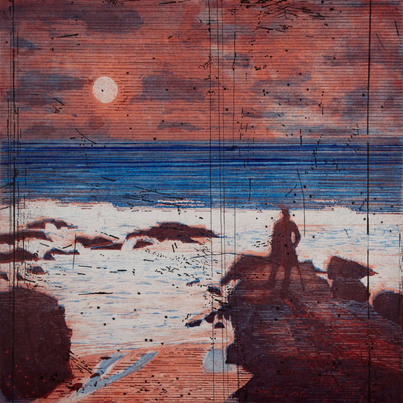 Niall Naessens ARE, The Wanderer with Scratches and Noise