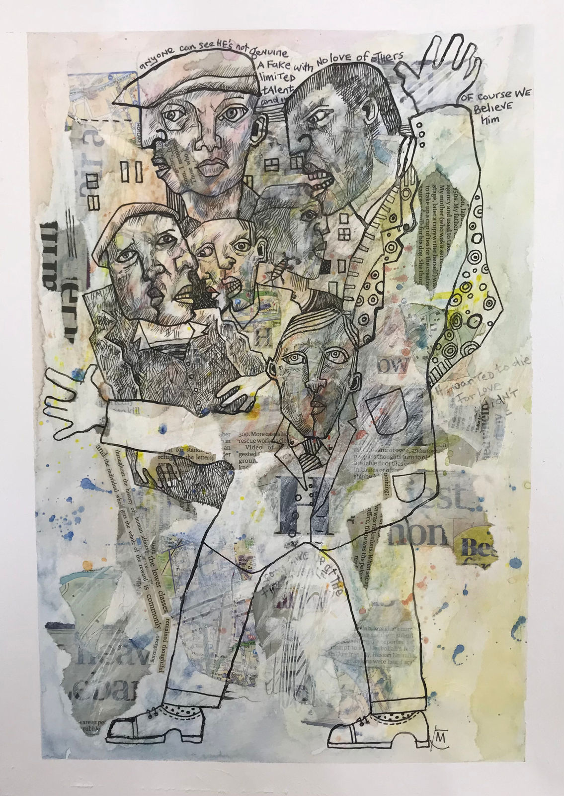 Colin Merrin RWS, A Fake with No Love of Others, 2025