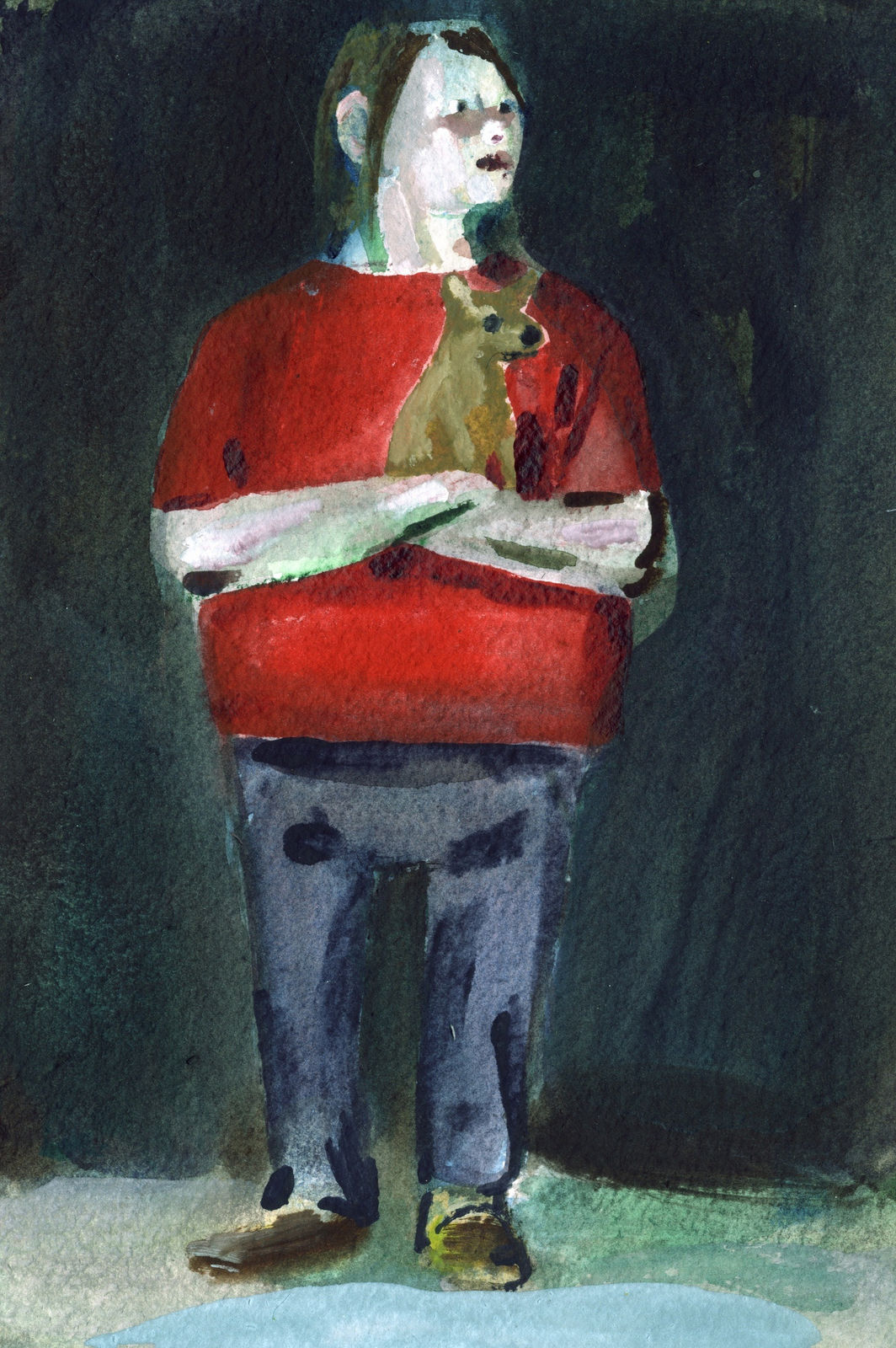 Charles Williams PRWS, Ma with Roger