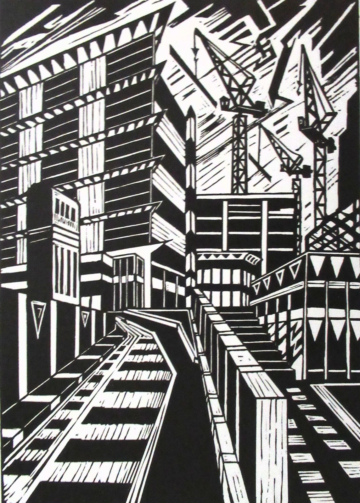 Jeremy Blighton RE, Building the City - Canary Wharf