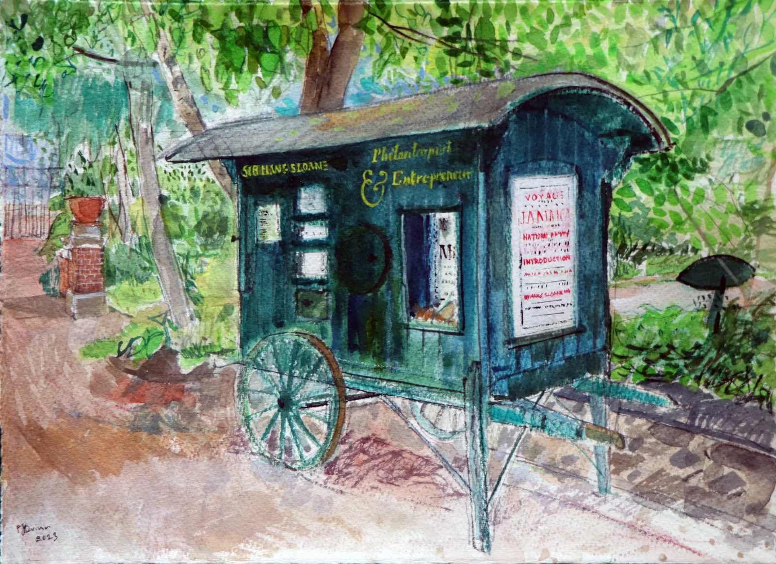 Peter Quinn RWS, Sir Hans Sloane