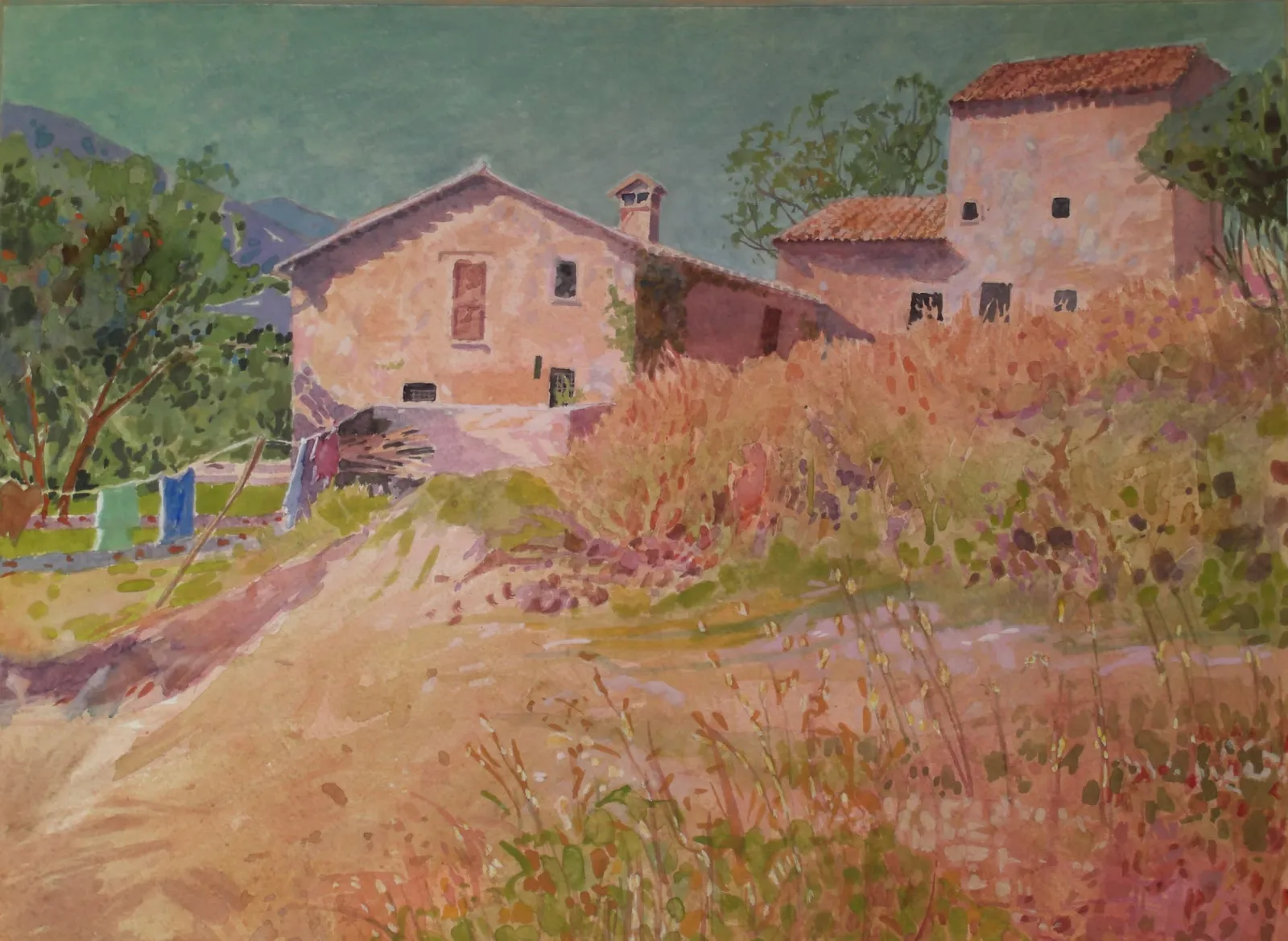 Annie Williams RWS RE, Holiday in Umbria
