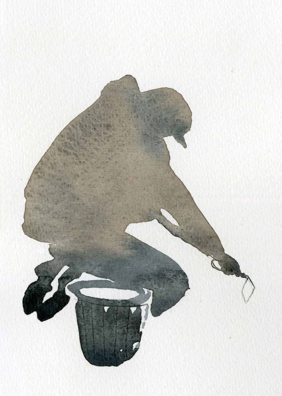 Julia Midgley RWS RE, The Archaeologist