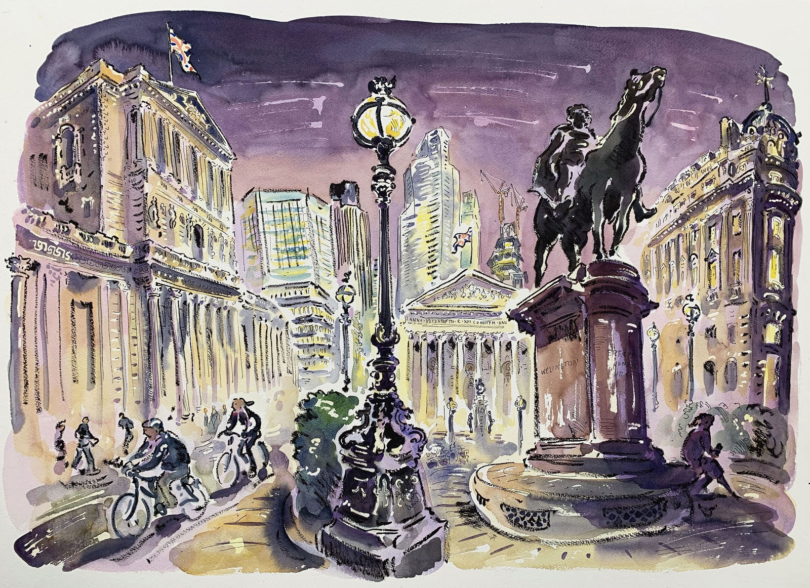 Paul Cox RWS, Threadneedle Street