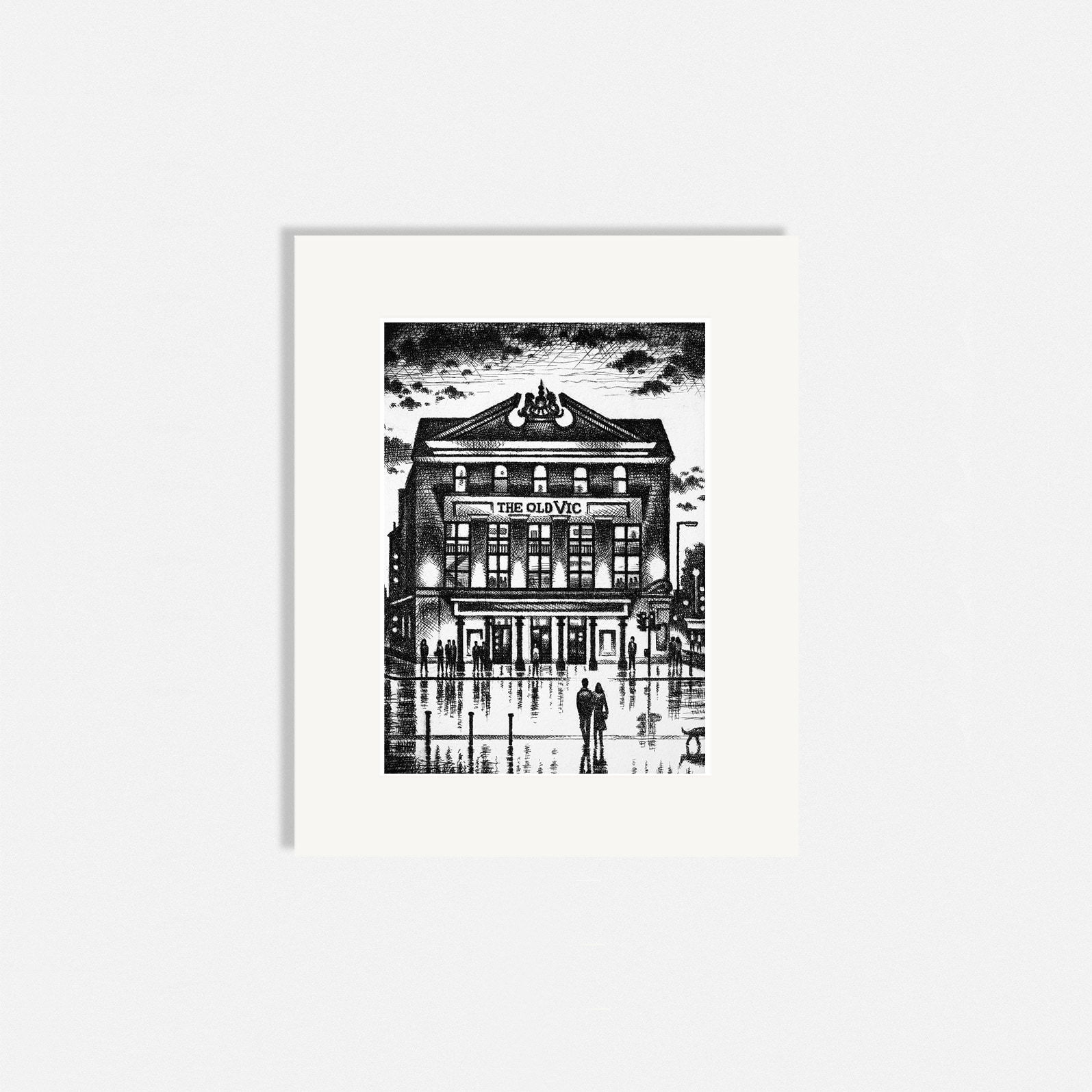 John Duffin RWS RE, The Old Vic Dusk