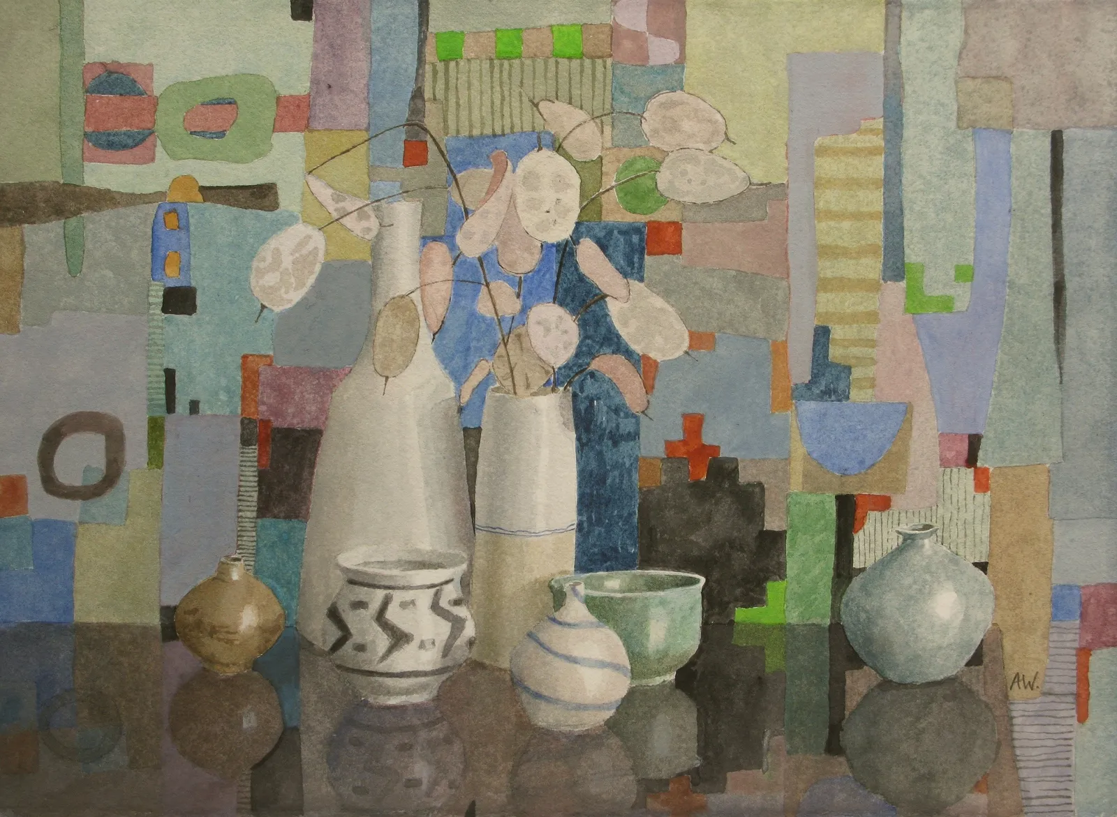 Annie Williams RWS RE, Honesty with Many Colours