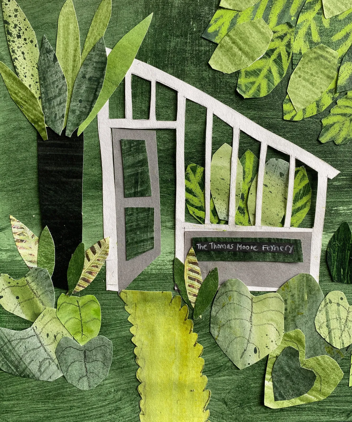 Jill Leman PPRWS Hon. RE, The Fernery