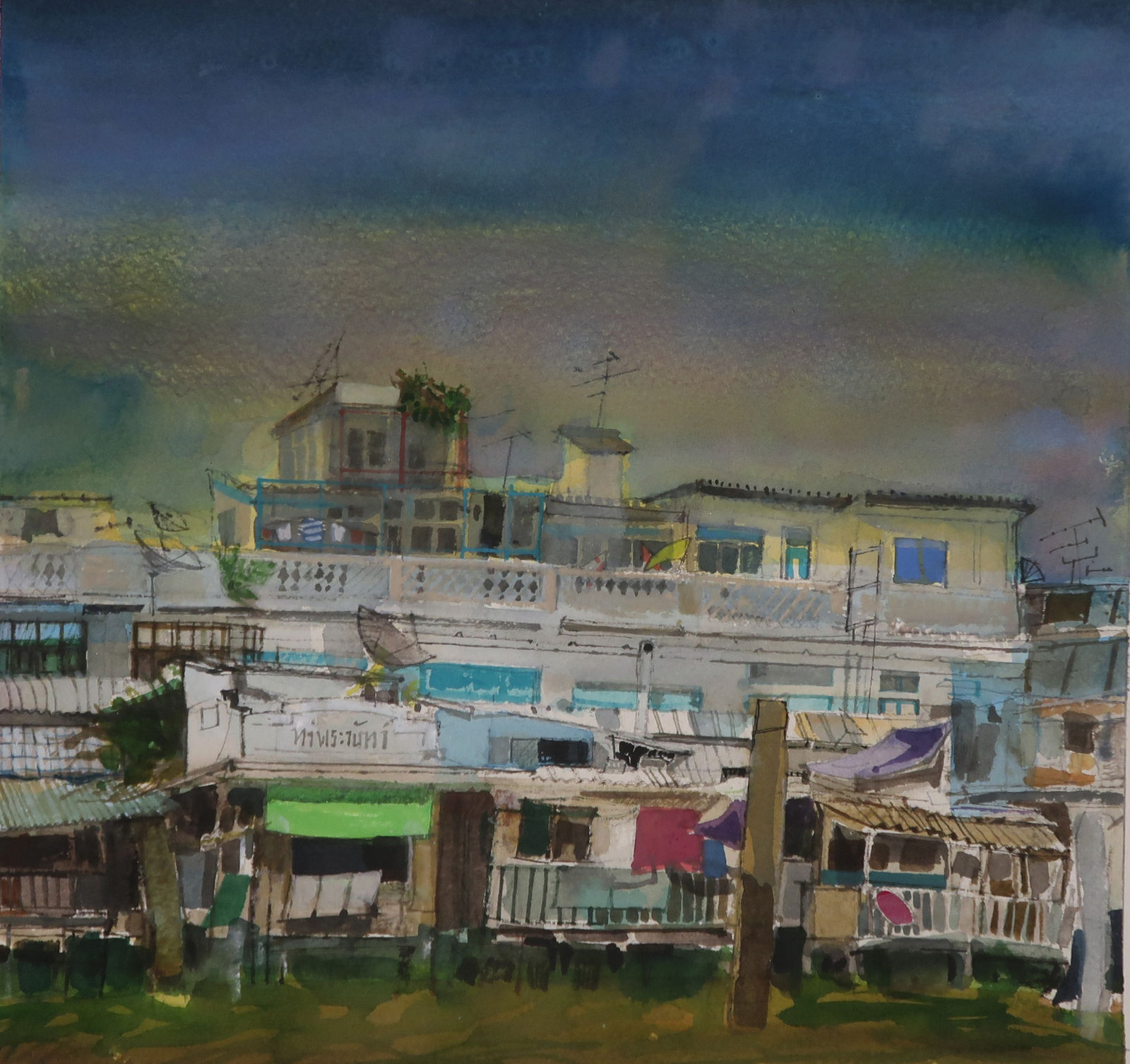 Peter Quinn RWS, Bangkok Riverside